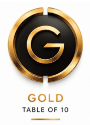 GOLD TABLE OF 10