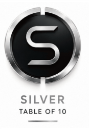SILVER TABLE OF 10
